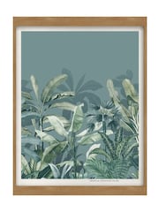 Graham & Brown Teal Congo Wood Frame - Image 2 of 4