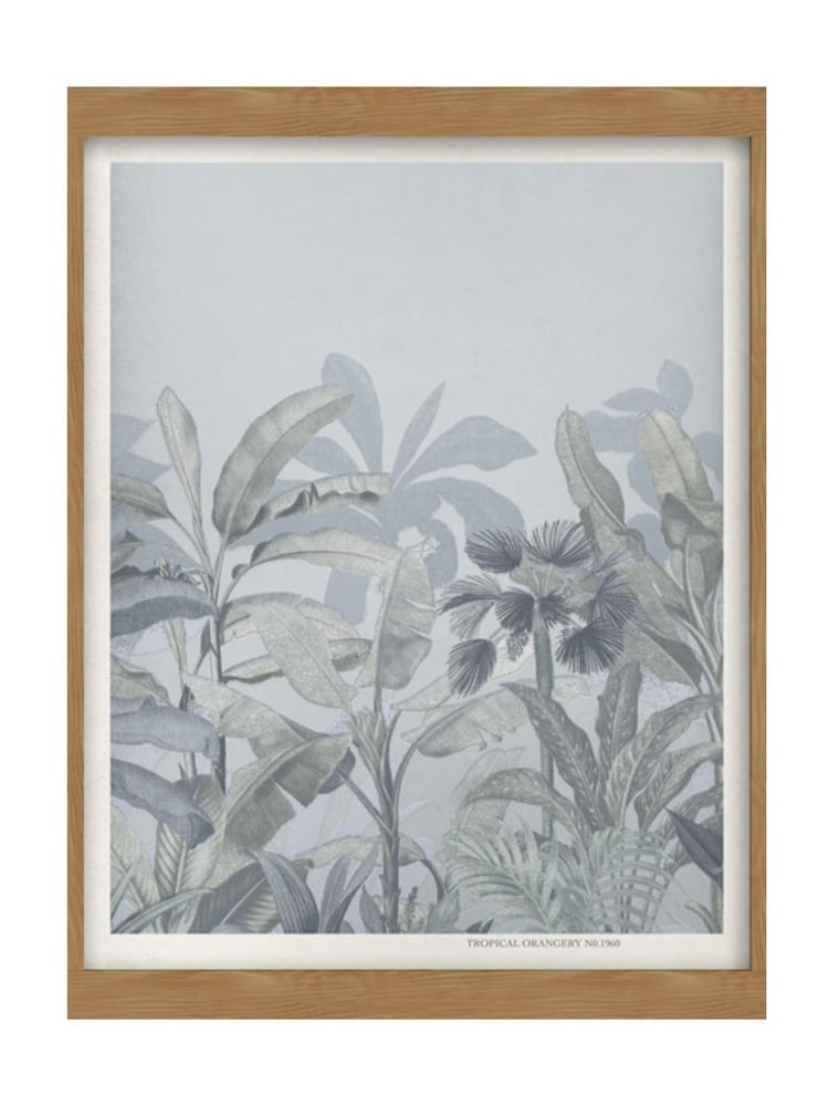 Graham & Brown Sky Blue Congo Wood Frame - Image 2 of 4