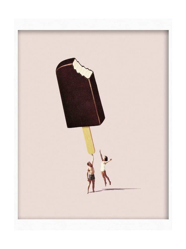 Graham & Brown Pink Love at First Bite Frame - Image 2 of 4 Graham & Brown Pink Love at First Bite Frame - Image 2 of 4