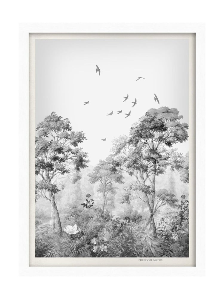 Graham & Brown Multicolour Grizedale Mono White Frame - Image 2 of 4