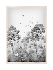 Graham & Brown Multicolour Grizedale Mono White Frame - Image 4 of 4