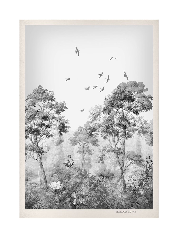 Graham & Brown Multicolour Grizedale Mono White Frame - Image 4 of 4