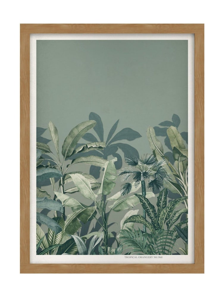 Graham & Brown Multicolour Congo Green Wood Frame - Image 2 of 4