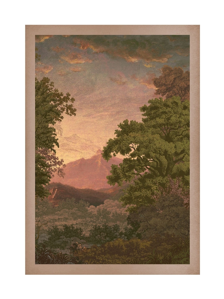 Graham & Brown Multicolour Sketch Forest Sunset Wood Frame - Image 4 of 4 Graham & Brown Multicolour Sketch Forest Sunset Wood Frame - Image 4 of 4
