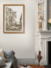 Graham & Brown Multicolour Stately Manor Taupe Wood Frame - Image 1 of 4