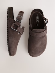 Chocolate Brown Forever Comfort® Slingback Footbed Shoes - Image 1 of 5