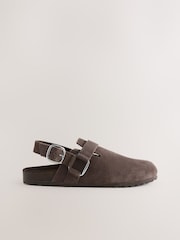 Chocolate Brown Forever Comfort® Slingback Footbed Shoes - Image 3 of 5