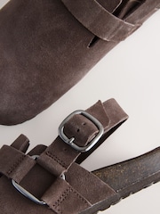 Chocolate Brown Forever Comfort® Slingback Footbed Shoes - Image 4 of 5