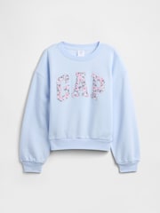 Gap Blue Oversized Graphic Sweatshirt (4-13yrs) - Image 1 of 3