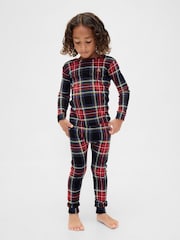 Črna karirasta - Gap and Brushed Cotton Holiday Pyjamas Set (6mths-5yrs) (6mths-5yrs) - Slika 4 iz 6