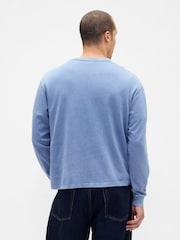 Blå - Gap Heavyweight Avkortet t-skjorte - Bilde 2 av 4