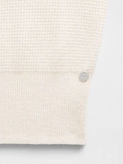 Gap Cream Summer Fridays Cash Soft Waffle Crop Hoodie - Image 5 of 6