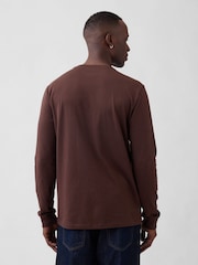 Gap Brown Everyday Soft Crew Neck T-Shirt - Image 2 of 5