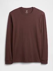 Gap Brown Everyday Soft Crew Neck T-Shirt - Image 4 of 5
