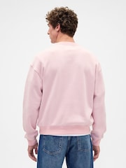 Gap Pink Vintage Soft Oversized Logo Sweatshirt - Image 2 of 4