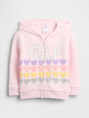 Gap Logo Zip Hanorac cu glugă (6mths-5yrs) - Imaginea 1 din 3