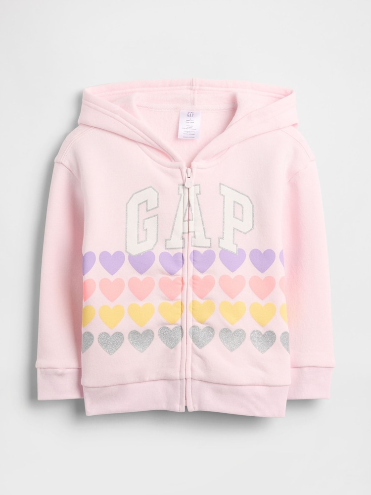 Gap Logo Zip Hanorac cu glugă (6mths-5yrs) - Imaginea 1 din 3