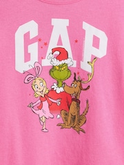 Gap The Grinch Puff Sleeve Logo Christmas T-Shirt (6mths-5yrs) - Imagen 3 de 3