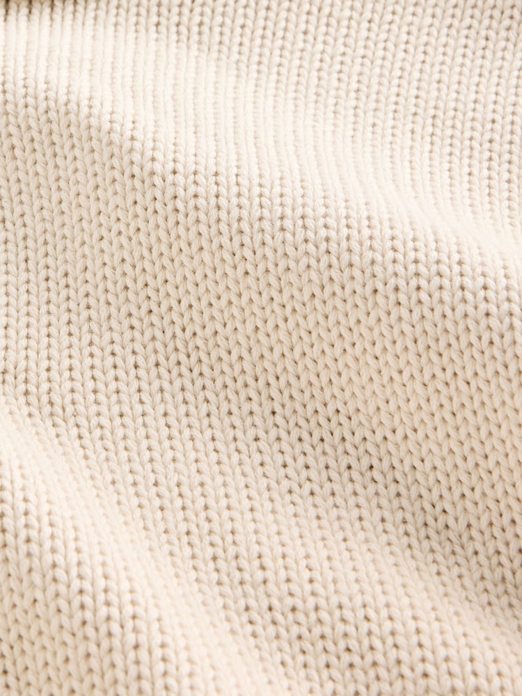 Beige - Gap Oversized Genser med Høy Hals - Bilde 4 av 4