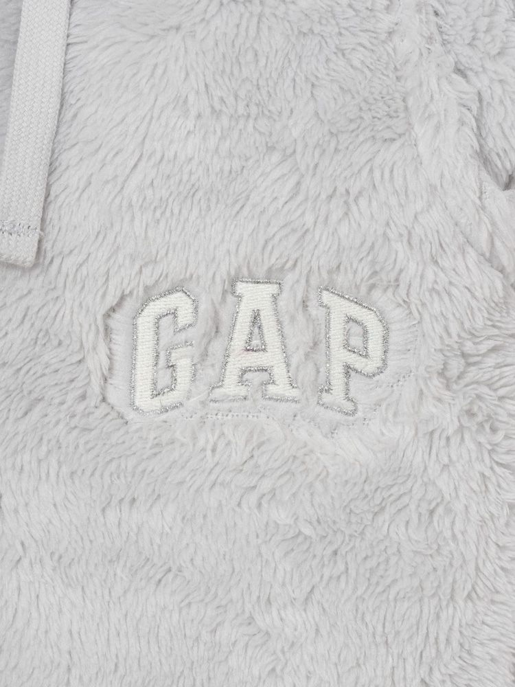 Gap Grey Sherpa Logo Joggers (0-24mths) - Image 3 of 3 Gap Grey Sherpa Logo Joggers (0-24mths) - Image 3 of 3