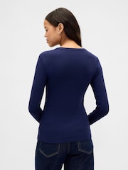 Gap Modern Blue Modern Crew Neck T-Shirt - Image 2 of 3