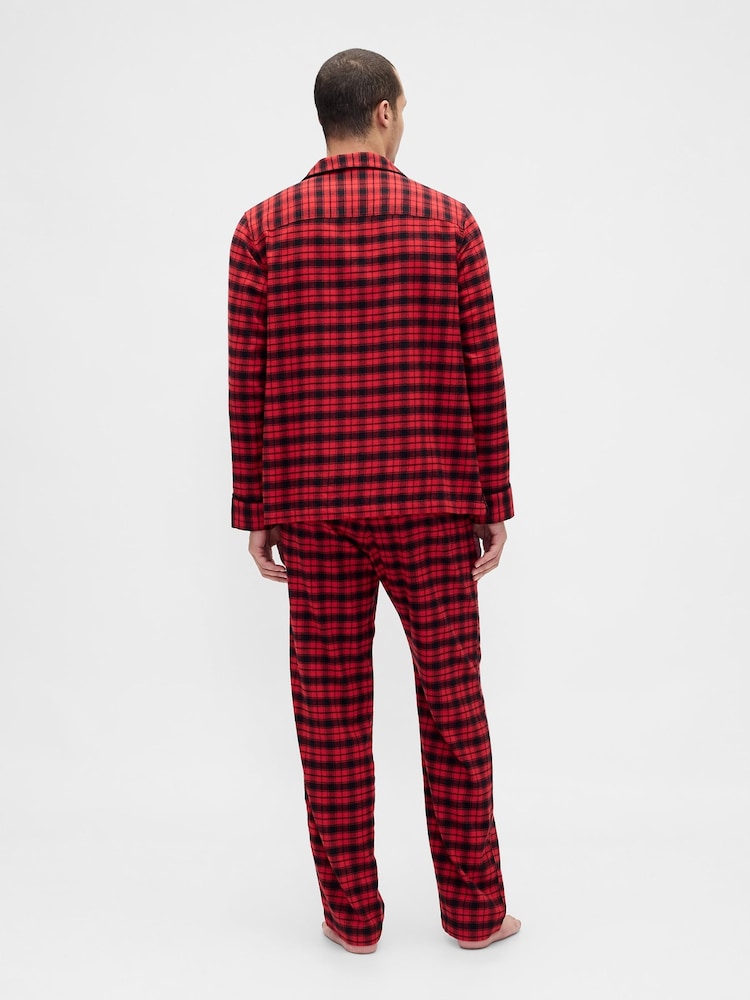 Gap Red Softest Flannel Pyjamas Set - Image 2 of 4 Gap Red Softest Flannel Pyjamas Set - Image 2 of 4