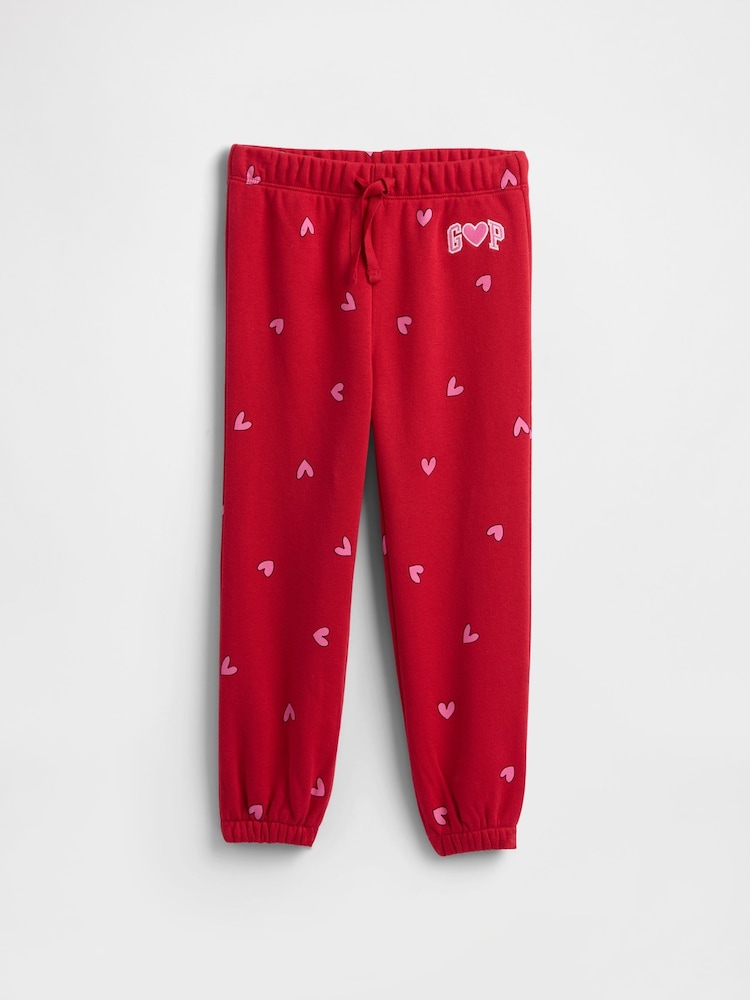 Gap Red Relaxed Pull On Logo Joggers (6mths-5yrs) - Image 1 of 3