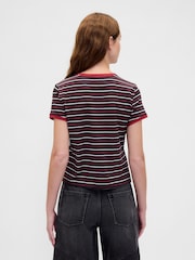 Gap Red Stranger Things VintageSoft Crop T-Shirt - Image 3 of 6
