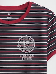 Gap Red Stranger Things VintageSoft Crop T-Shirt - Image 6 of 6