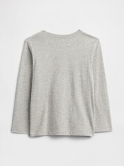 Grau - Gap Langarm-T-Shirt mit Grafik (6Monate -5Jahre) - Bild 2 von 3