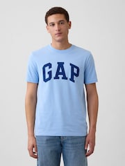 Gap Blue Everyday Soft Logo T-Shirt - Image 1 of 5