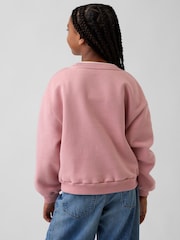 Gap Pink Vintage Soft Dolman Sweatshirt (4-13yrs) - Image 2 of 5