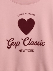 Gap Pink Vintage Soft Dolman Sweatshirt (4-13yrs) - Image 5 of 5