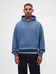 Azul - Gap Oversized Heavyweight Hoodie - Imagen 1 de 6