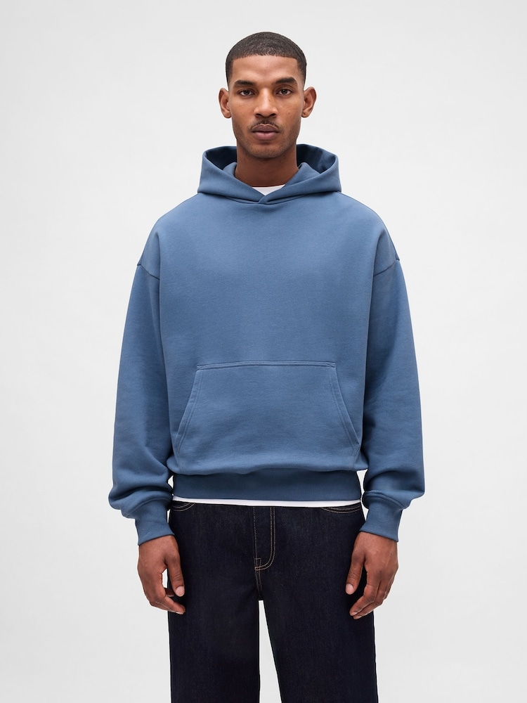 Azul - Gap Oversized Heavyweight Hoodie - Imagen 1 de 6