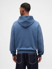 Azul - Gap Oversized Heavyweight Hoodie - Imagen 2 de 6