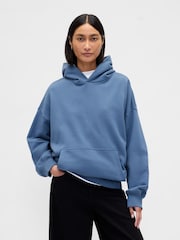 Azul - Gap Oversized Heavyweight Hoodie - Imagen 5 de 6