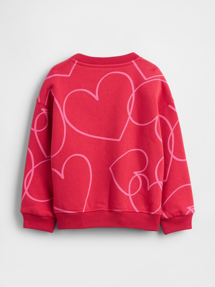 Gap Red VintageSoft Sweatshirt (6mths-5yrs) - Image 3 of 3