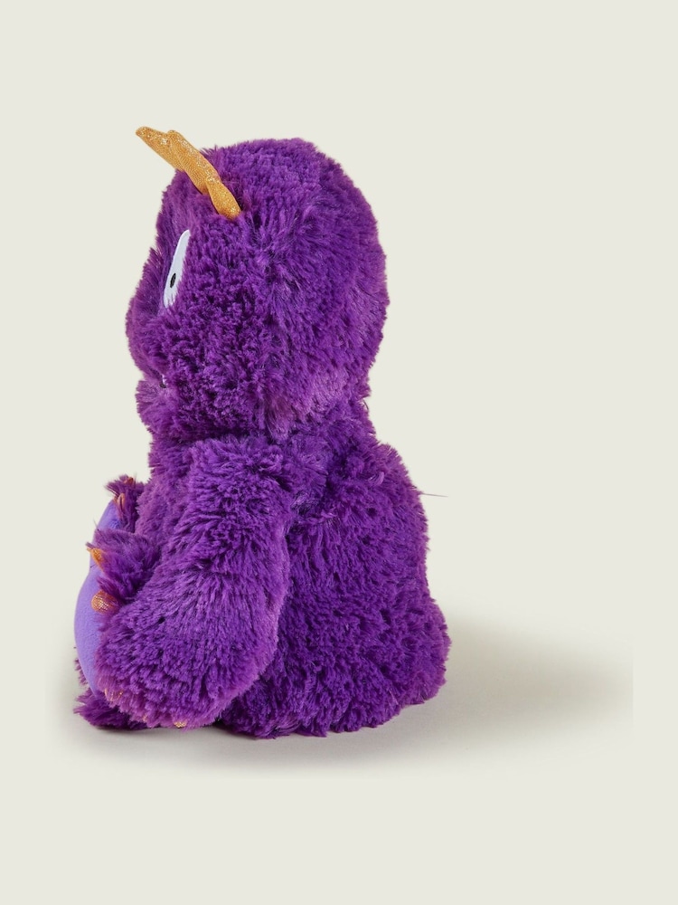 Warmies Purple Large   Bright Monster  Fully Heatable Plush Toy - Image 4 of 4 Warmies Purple Large   Bright Monster  Fully Heatable Plush Toy - Image 4 of 4