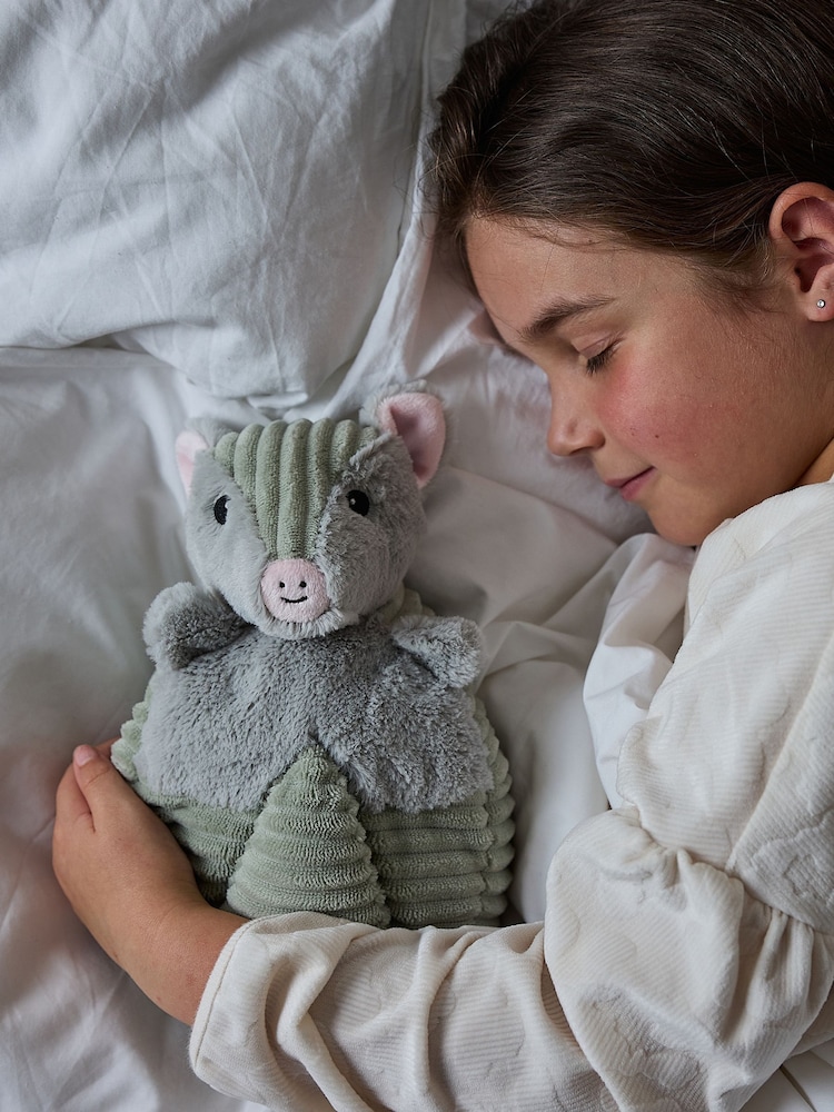 Warmies Grey Large Armadillo Fully Heatable Plush Toy - Image 1 of 4 Warmies Grey Large Armadillo Fully Heatable Plush Toy - Image 1 of 4
