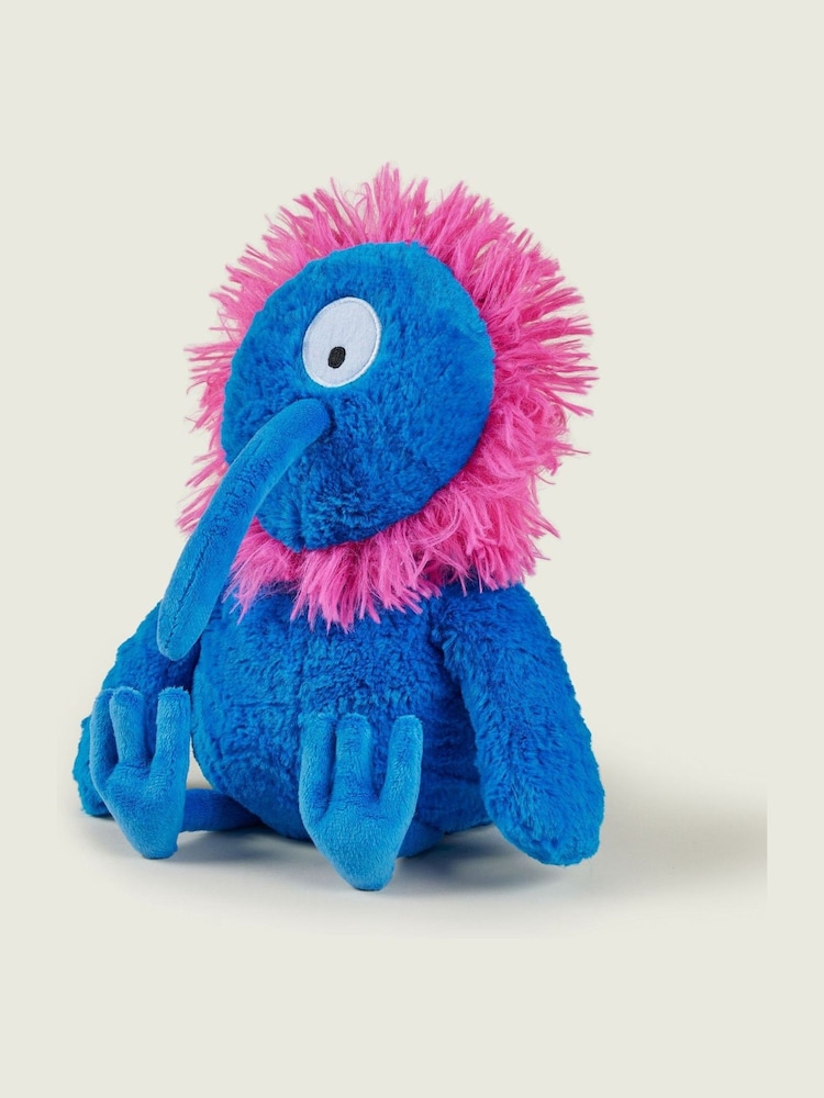 Warmies Blue Large   Bright Monster  Fully Heatable Plush Toy - Image 2 of 4 Warmies Blue Large   Bright Monster  Fully Heatable Plush Toy - Image 2 of 4