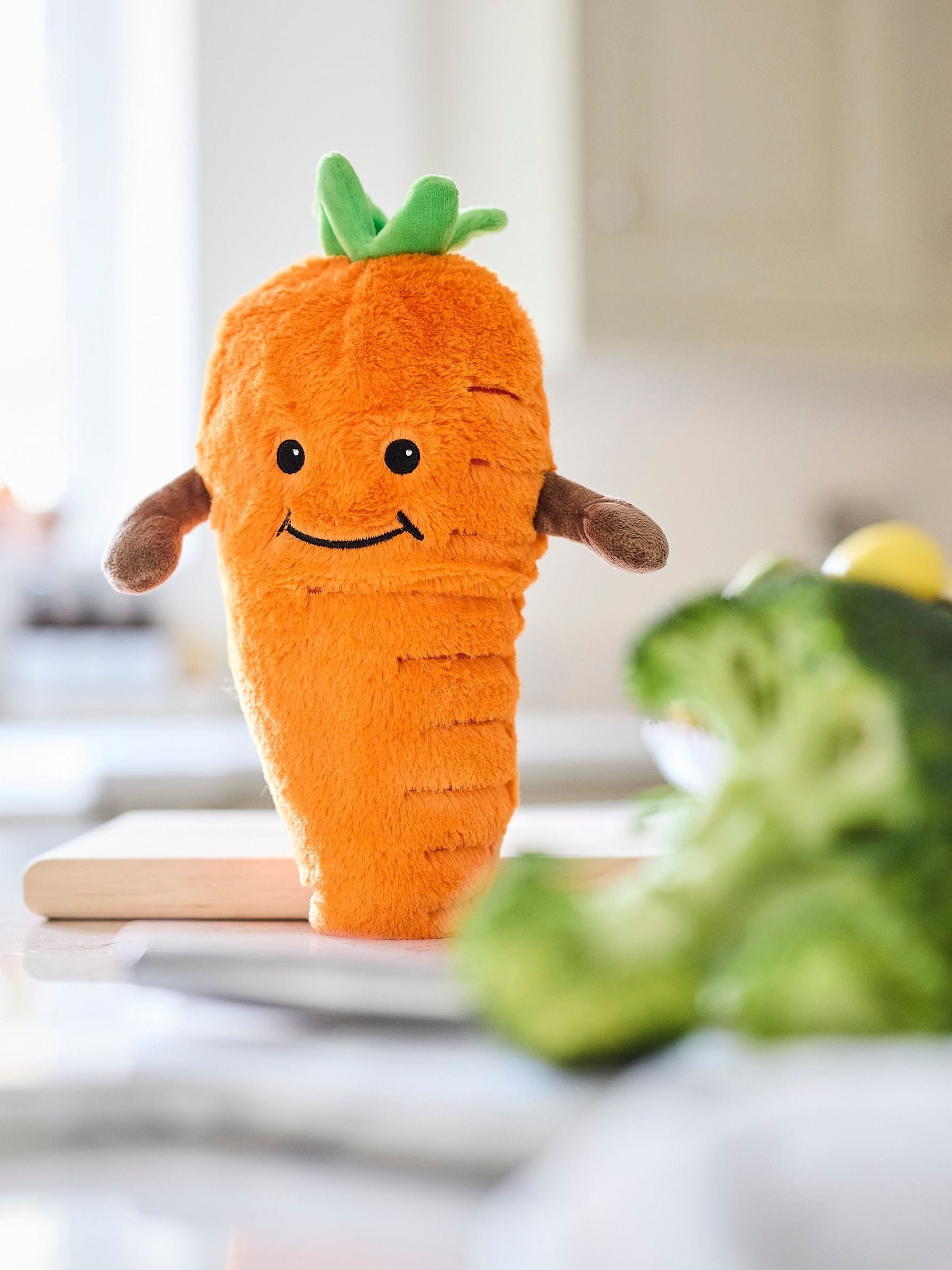 Microwavable Heatable Soft Toy Hot Cold Heat Pack Warm Lavender Carrott - Image 2