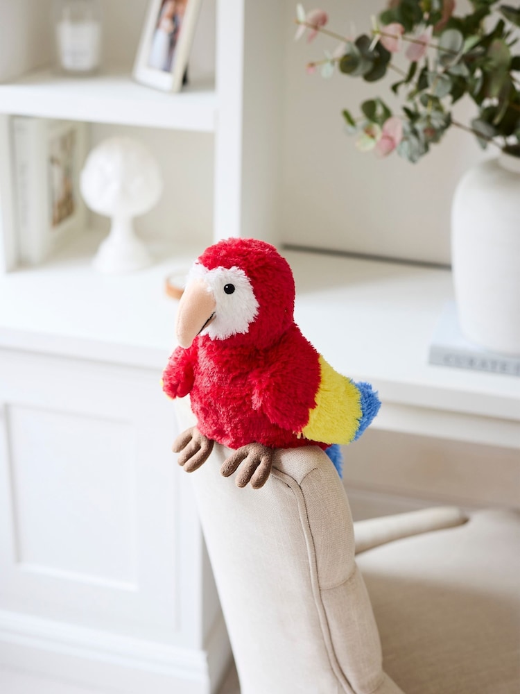 Warmies Red Large  Parrot Fully Heatable Plush Toy - Image 1 of 4 Warmies Red Large  Parrot Fully Heatable Plush Toy - Image 1 of 4