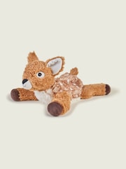 Warmies Brown Large Laying Deer Fully Heatable Soft Toy - Image 1 of 4