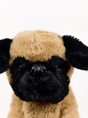 Warmies Beige and Black Large Pug Fully Heatable Plush Toy - Image 3 of 4