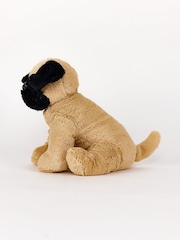 Warmies Beige and Black Large Pug Fully Heatable Plush Toy - Image 4 of 4