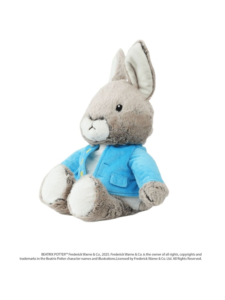 Warmies Blue Large Peter Rabbit Fully Heatable Plush Toy - Image 2 of 3 Warmies Blue Large Peter Rabbit Fully Heatable Plush Toy - Image 2 of 3