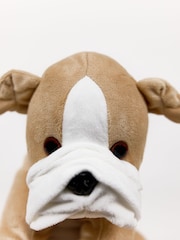 Warmies Beige and White Large Bulldog Fully Heatable Plush Toy - Image 3 of 4