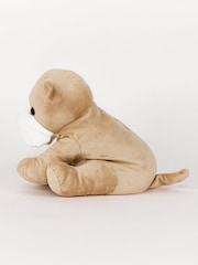 Warmies Beige and White Large Bulldog Fully Heatable Plush Toy - Image 4 of 4