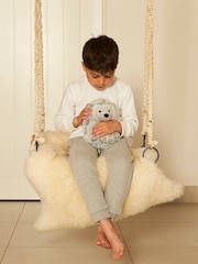 Warmies Grey Large Hedgehog Fully Heatable Plush Toy - Image 2 of 4